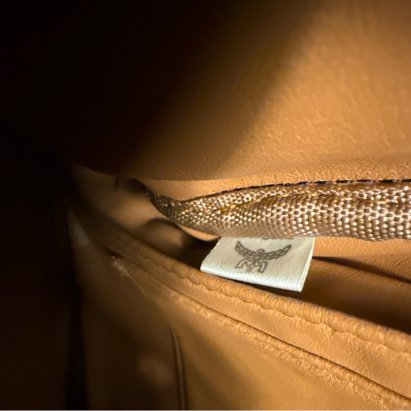 MCM Monogramed Metallic Visetos Side Studs Backpack - Picture 15 of 16